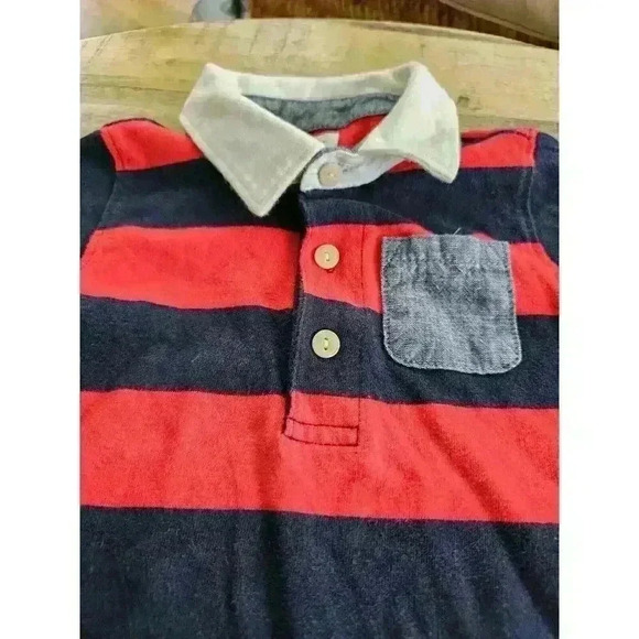 Gap Baby Gap Rugby Striped One Piece Infant Size 12-18 Months Preppy - Picture 3 of 5